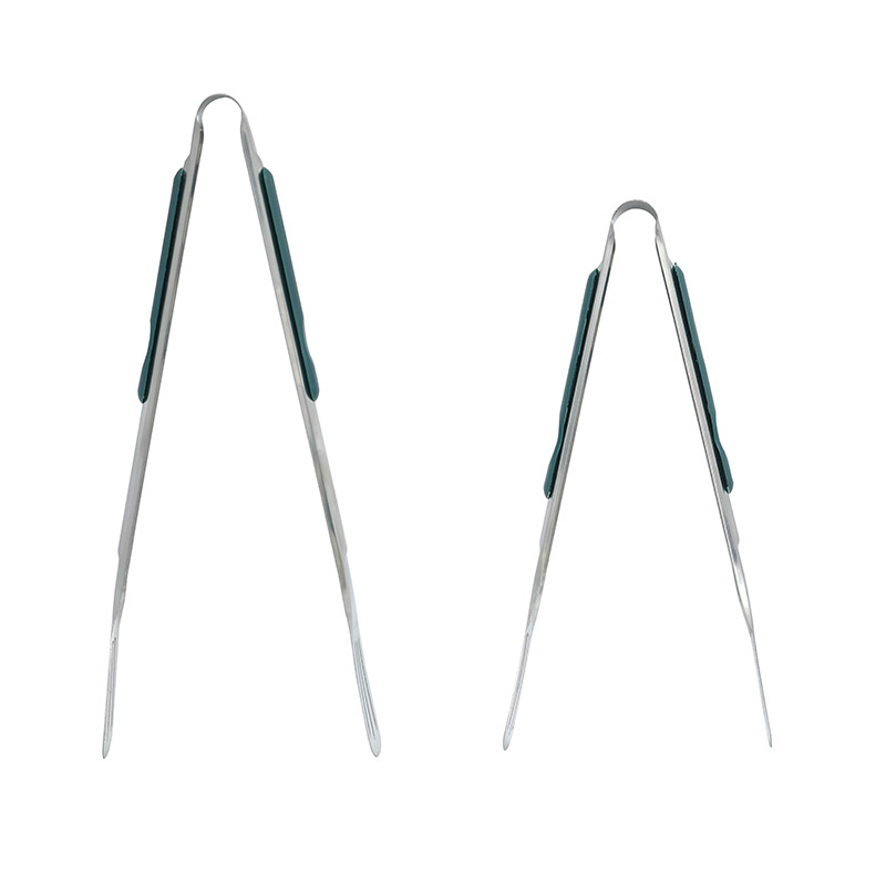 OEM Wholesale High Quality Multifunctional Stainless Steel Cooking Non-Slip Handle Premium BBQ Barbecue Accessories Kitchen Utensil Buffet Clamptongs Clip