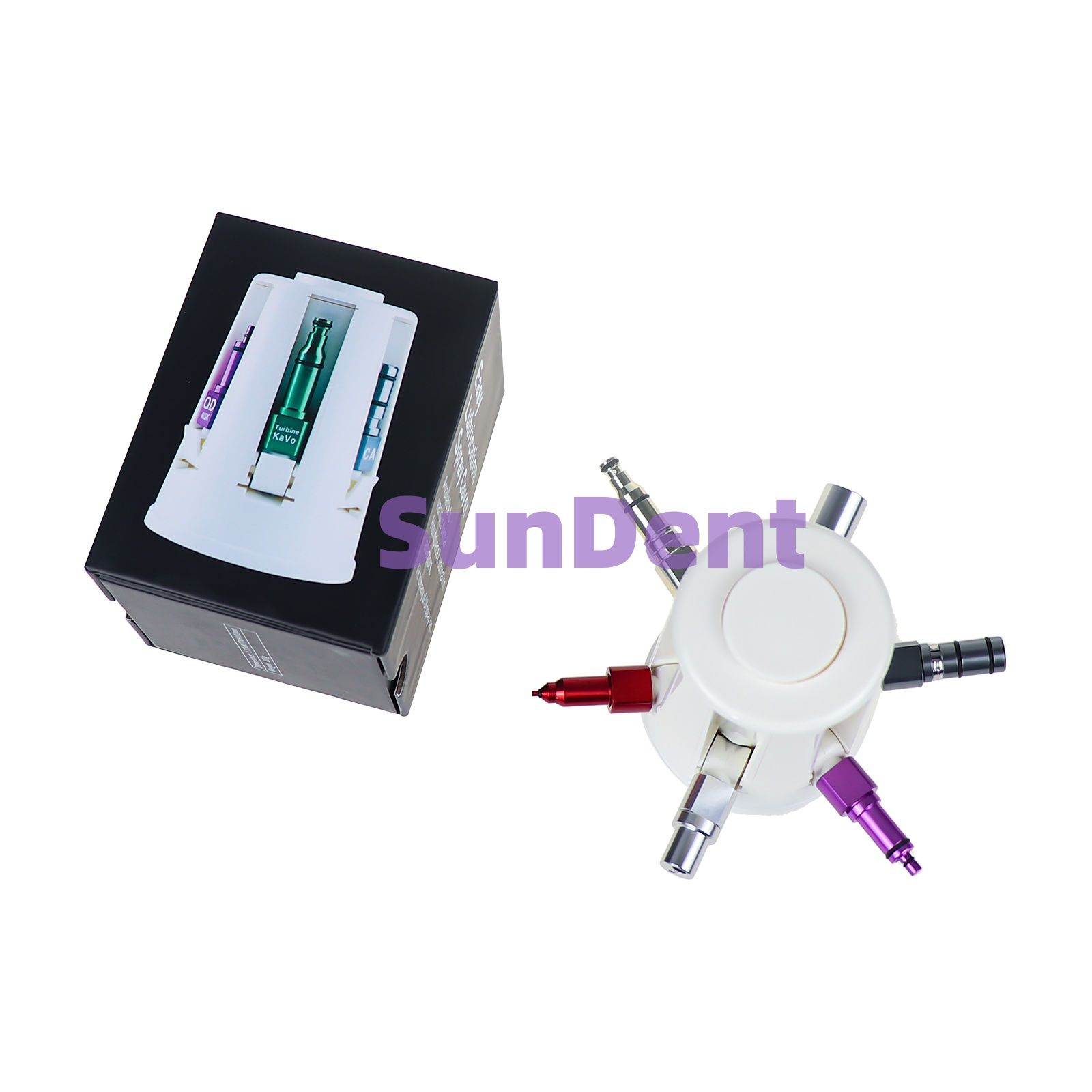 Easy Lubrication Spray Cover Multi Oil Spray for Dental Handpiece with 6 Nozzles