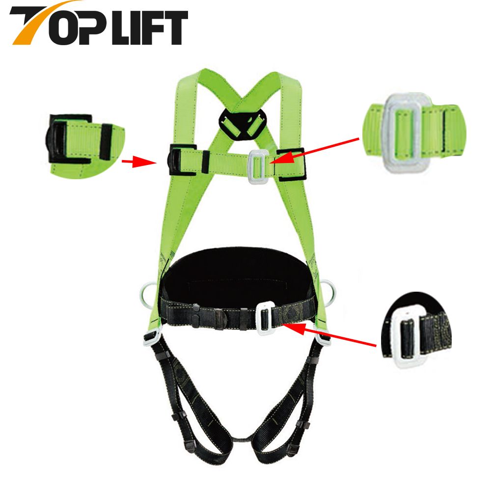 Protection Suspension Polyester Full Body Safety Climbing Harness