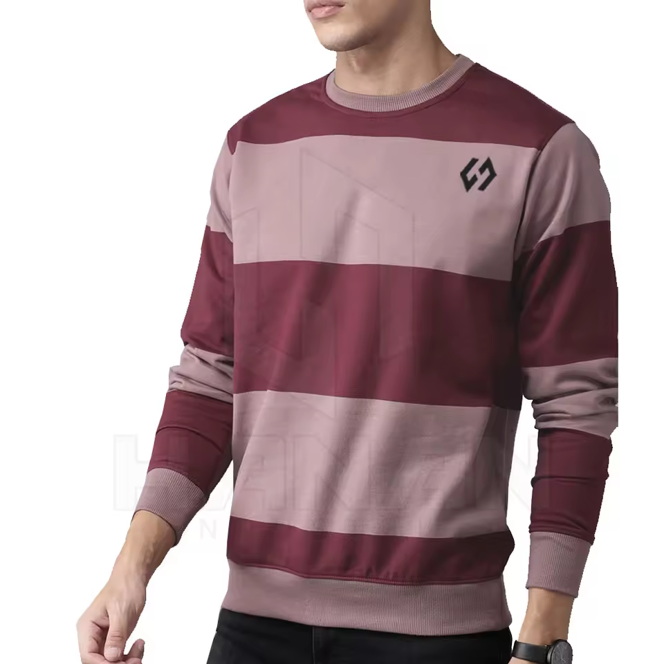 Men's Winter Cotton Crewneck Sweatshirts Custom Oem Printed Plain Dyed Digital Technique Bulk Export Service Hoodies Sweatshirts