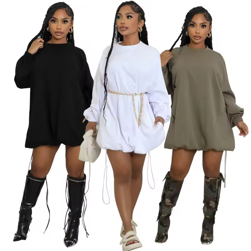 Women's Casual Sweatshirt Lined 435 European American Export Loose Long-sleeved For Spring Autumn Wholesale Fashion For Amazon