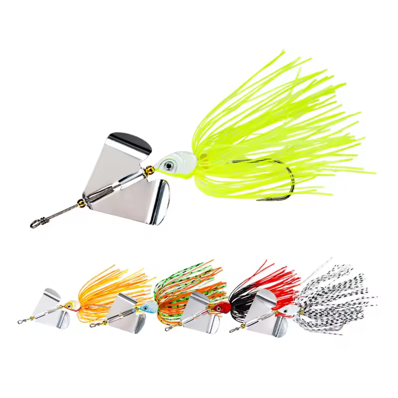 New Drop Shaped Lead Hook In Stock 13g Metal Opp Bag 3d Eyes 13g Artificial Skirt Lure Spinner Baits For River Fishing 4 Colors