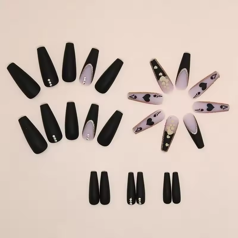 Z803 Almond Design Abs Press-on Nails Beauty Nail Art Supplies For Professionals Fast Shipping Bulk Order For Finger Application