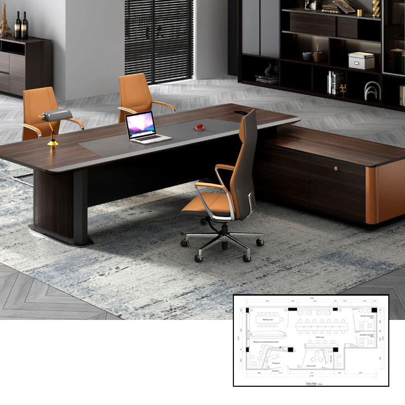 Elegant Design Commercial Boss Office Furniture Ergonomic Computer Swivel Leather Executive Chair