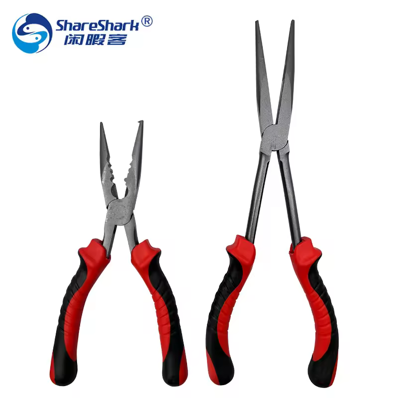 Fishing Lip Grippers Drop Forged Fishing Pliers With Ring Opener Fishing Tools