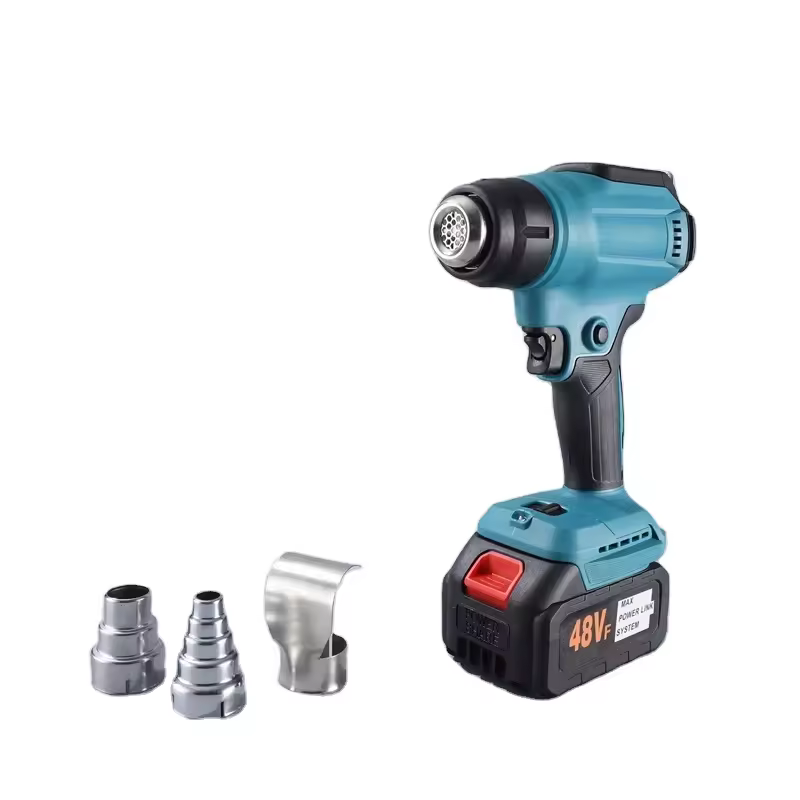 Home Battery Power Temperature Adjustable Hot Air Blow Gun Home Industrial Electric Heat Gun