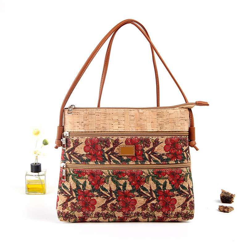 Hot Selling Floral Element Classic Storage Retro Niche Digital Print Flower Pattern Small Square Bag Vintage Shoulder Ladies Bag