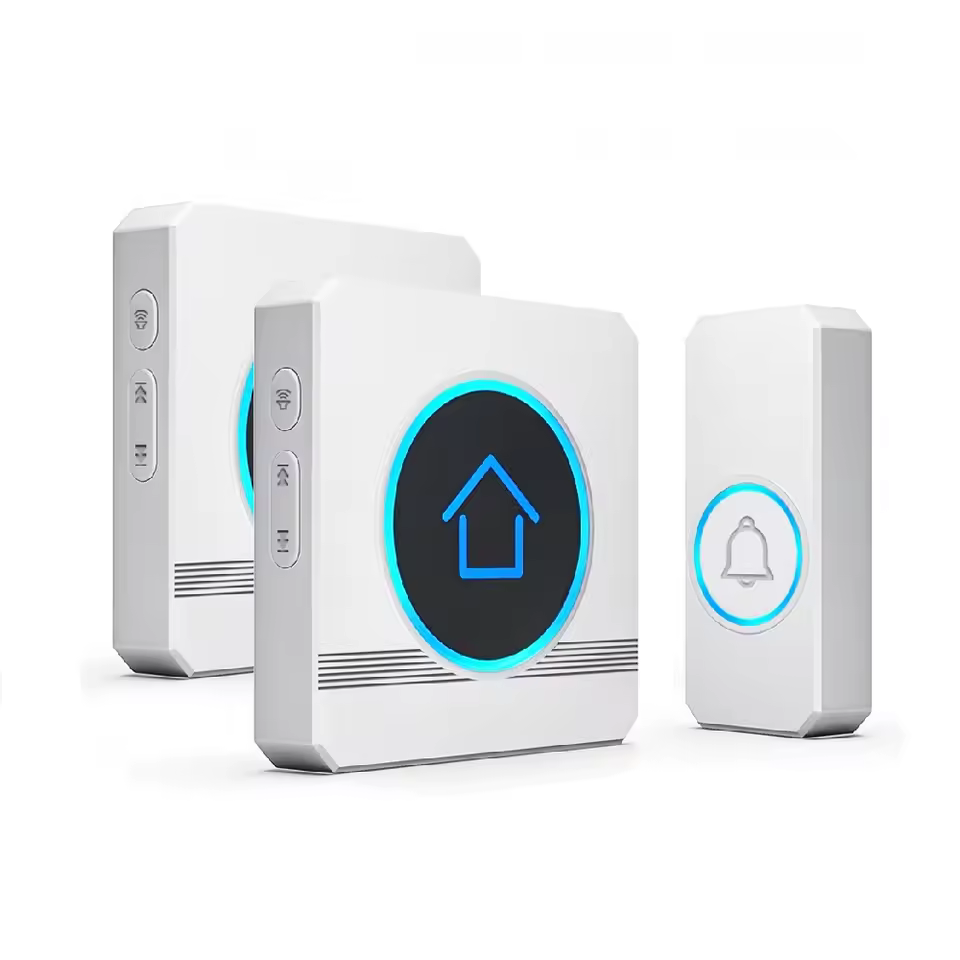 Oem Odm Private Patent 1t2 Waterproof Wireless Digital Doorbell 5 Volume 60 Ringtones Bell For Home Outdoor Hotels