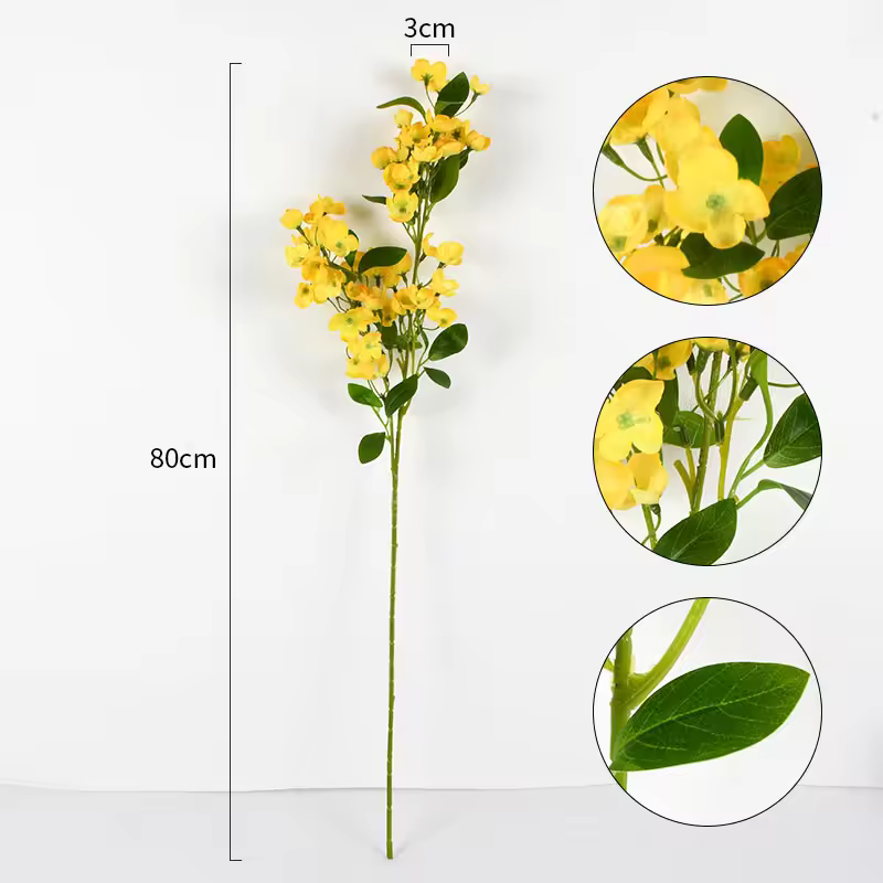 Wholesale Bulk Wedding Home Decor Artificial Flowers Decoration Greenery Stems Floral Arrangement Table Centerpiece In Stock