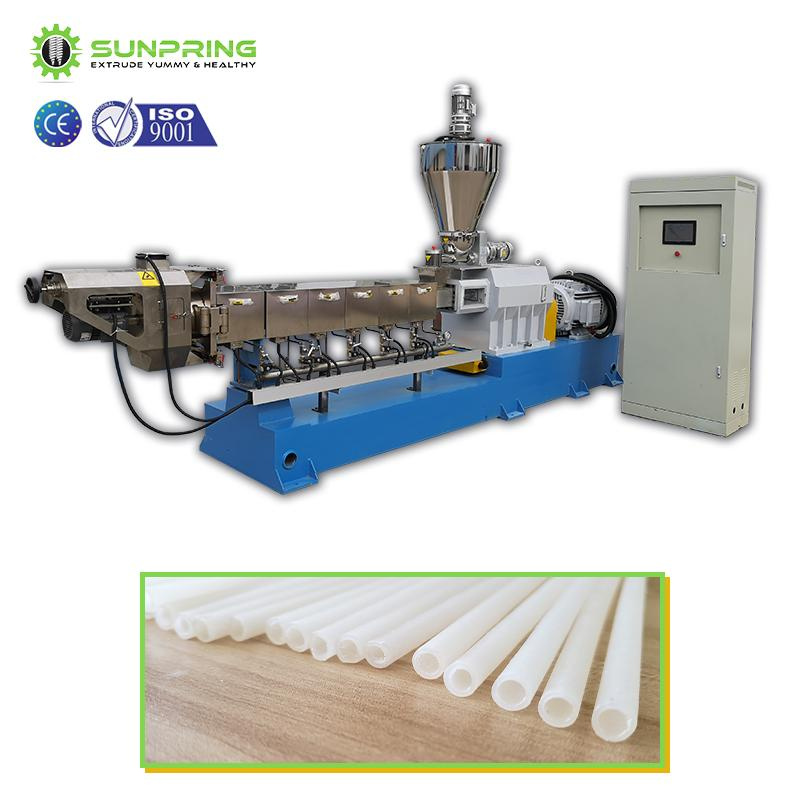 Fast Delivery Rice Straw Make machine Drink + Drinking Straws Processing Line + Pasta Straw Machine