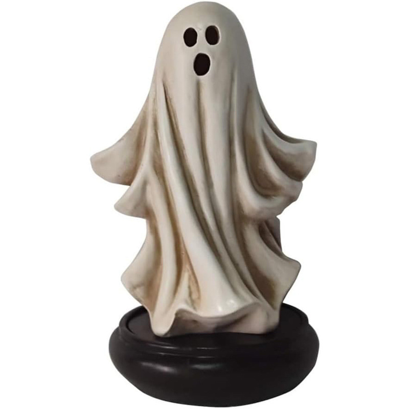 19cm 7.5inch Ghost Incense Holder Halloween Ghost Incense Holder Incense Burner Decoration Gift