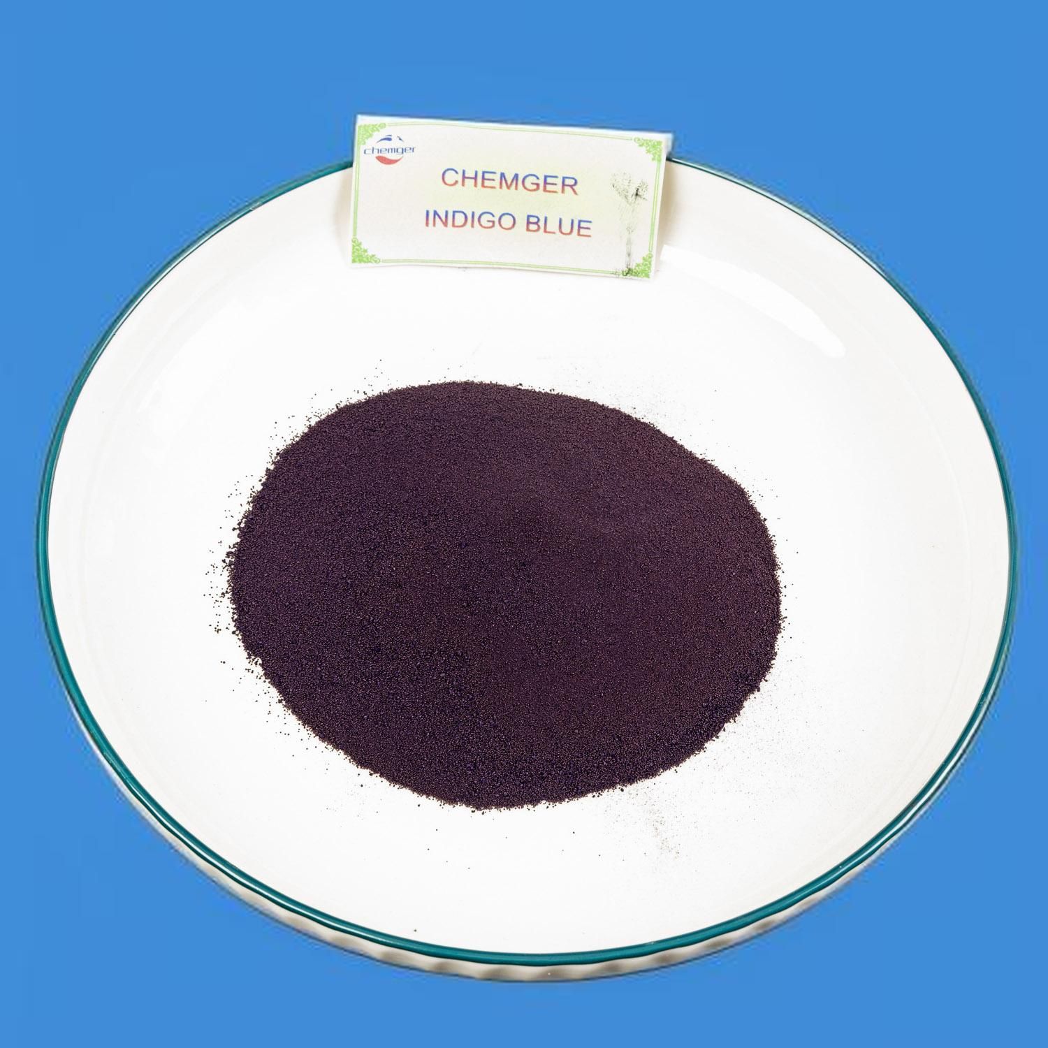 Manufacturer Premium Indigo Blue Vat Dye 94%/98%/99% Granular/Powder for Fabric Dyeing Price