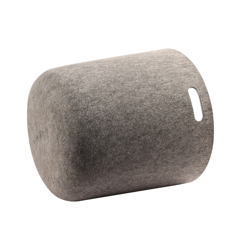 Household Home Storage Pet Felt Laundry Basket Decorative Durable Storage Box Laundry Hamper with Handles