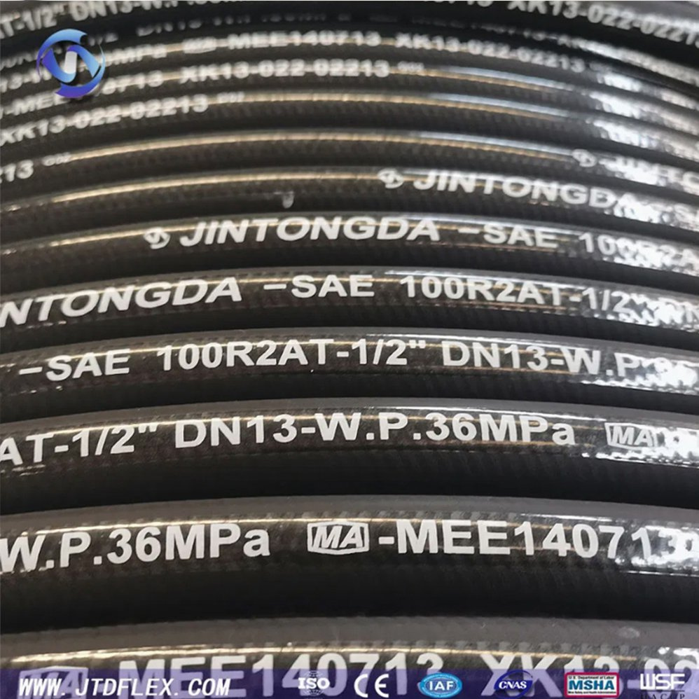 Hot Selling Flexible Hot Melt Glue Oil Resistant Industrial Hydraulic Hose