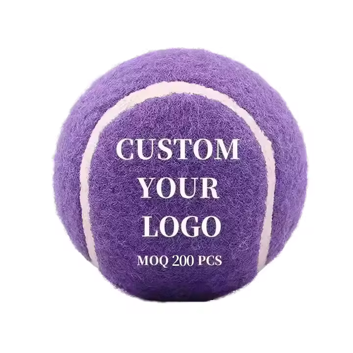 High Quality Eco-friendly Small Durable Rubber Chew Tennis Ball Interactive Toy For Dogs And Cats Indoor/outdoor Use