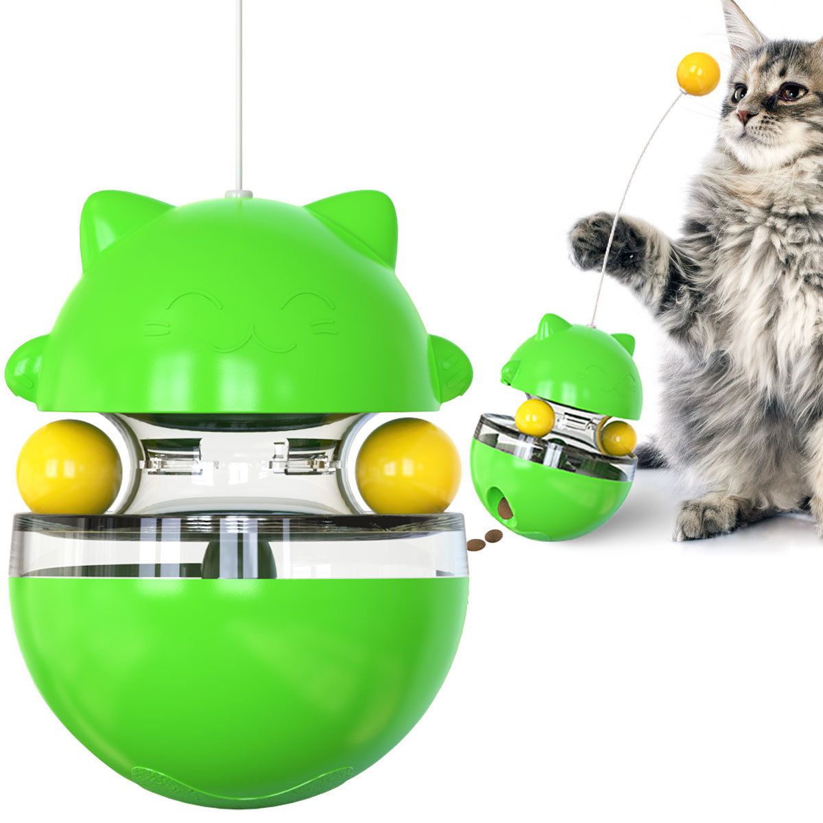 Pet Supplies Manufacturers Wholesale New Best-Selling Cat Teaser Wands Cat Toys Tumblers and Treat-Dispensing Balls