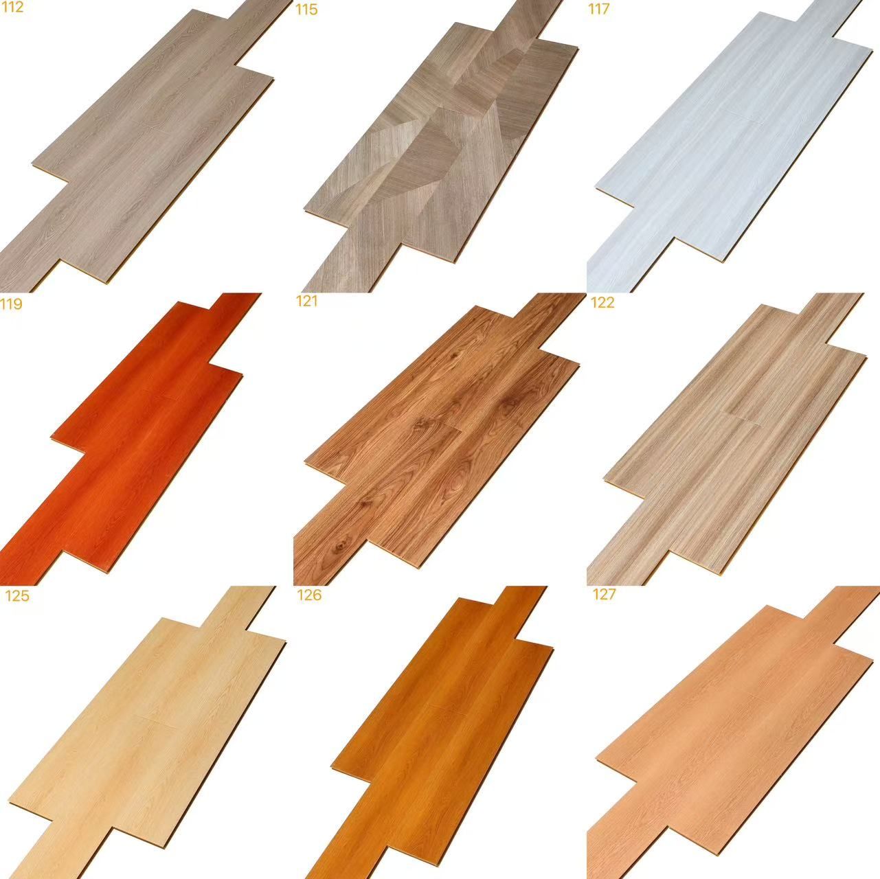 Wholesale Home Decor HDF/MDF 8mm-12mm Piso Flotanteac4 AC5 Waterproof Oak Piso Laminado Engineered Parquet Wooden/Wood Floor Laminate Flooring Tile