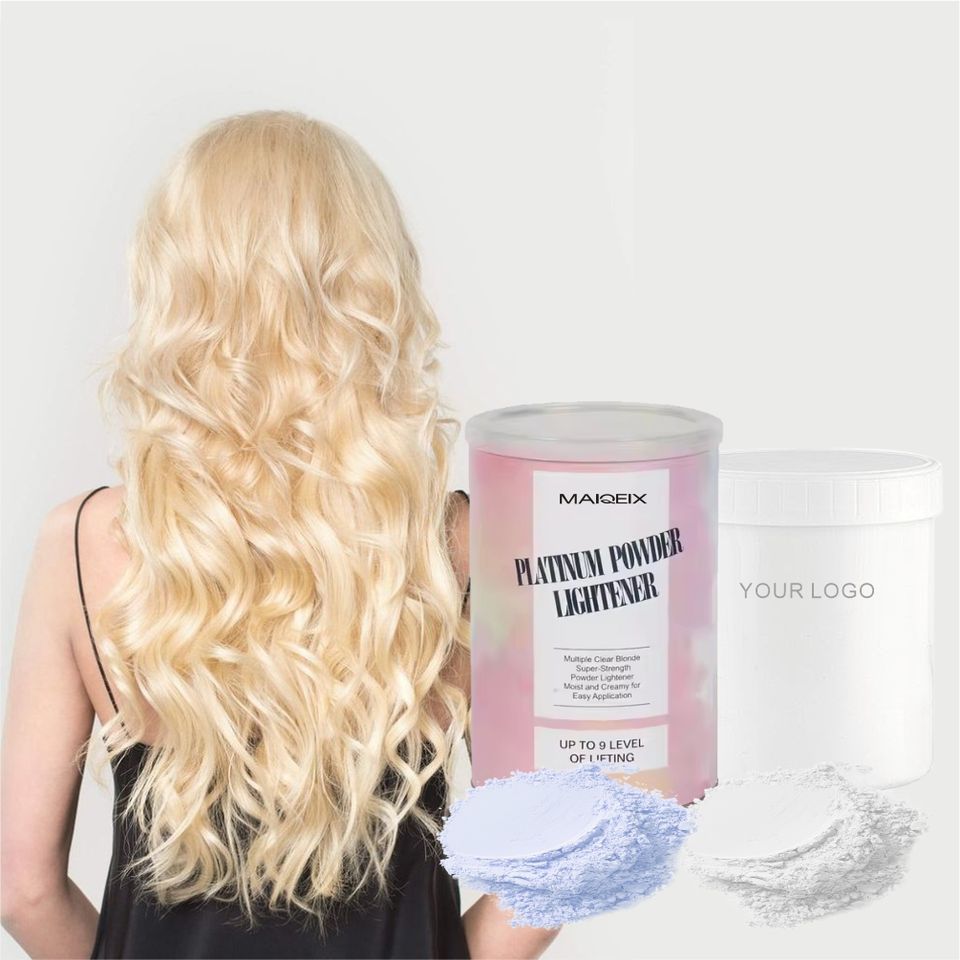 Maiqeix 9-10 Level Hair Bleaching Powder Bulk Best Pure Collagen Powder White Cream Collagen Supplement China Color Hair Bleach