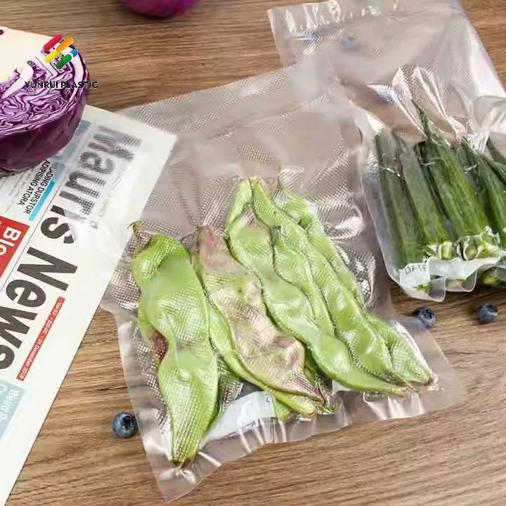 Hot Sale Food Grade Plastic Storage Bags Embossed Vacuum Sealer Rolls for Pet Food and Jelly Moisture Proof-New Features!