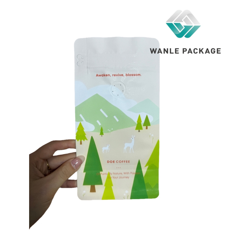 Made in China Original Factory 250g 500g with Valve Coffee Bean Food Grade Bag