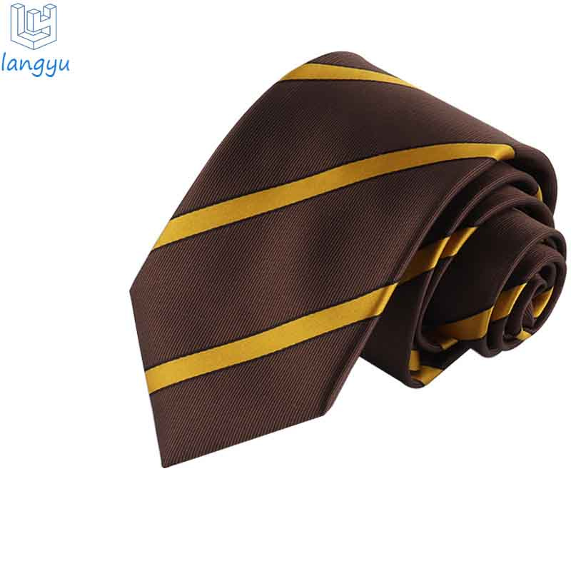Wholesale Factory Tie Orders, Yarn-Dyed Jacquard Embroidery Printed Polyester Filament Company Tie Customization