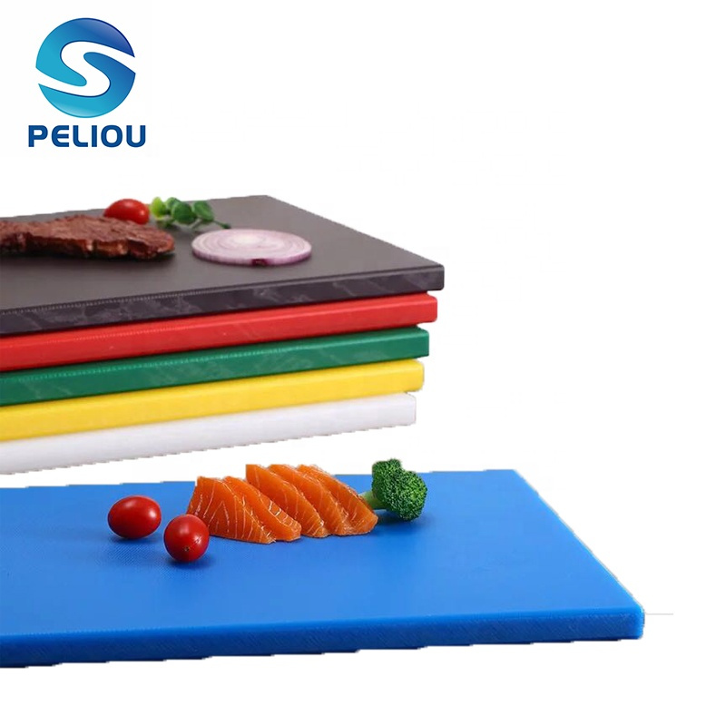 2021 Hot Sales Multi Function Non Slip Folding Designs Prints PE Plastic Index Cutting Board for Kitchen