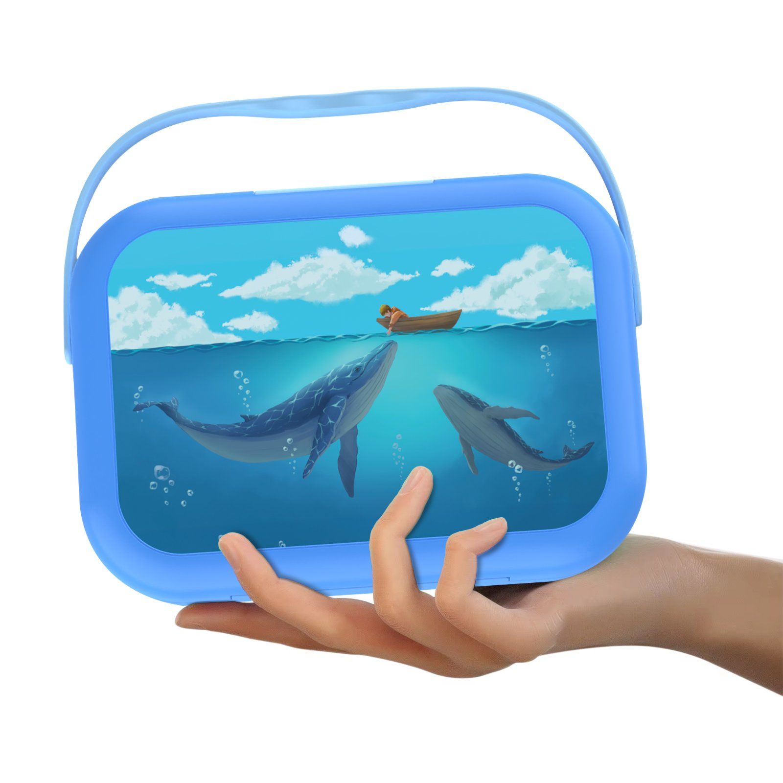 Aohea Original Kids Bento Box with OEM Print Animal Design Lunch Boxento Box for Kid with Removable Tray Outdoor Take Away Bento Boxbento Lunch Box