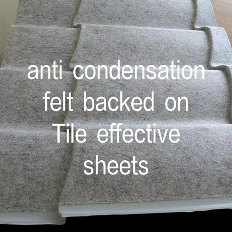 PPGI Prepainted Color Coated Box Profile Roofing Sheet with Felt