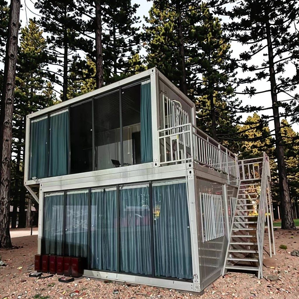 2-Layer China Factory Wholesale Cheap 40 FT Luxury House Prefab Modular Homes Expandable Container House Prefabricated House