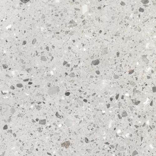 Light Grey Fragments Polished Terrazzo