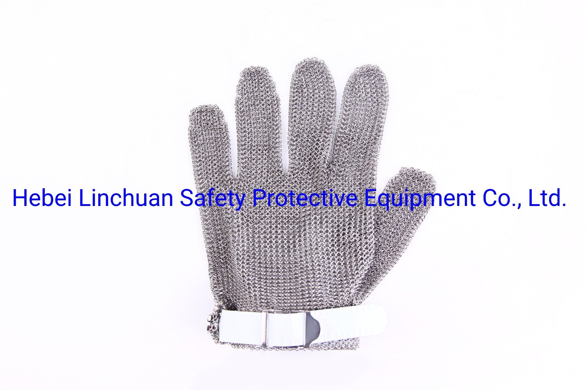 Metal Mesh Safety Gloves with Manufacturer Stainless Steel Mesh Glove Cut Resistant Chain Mail Protective Anti-Cutting Glove for Kitchen Butcher Working Safety