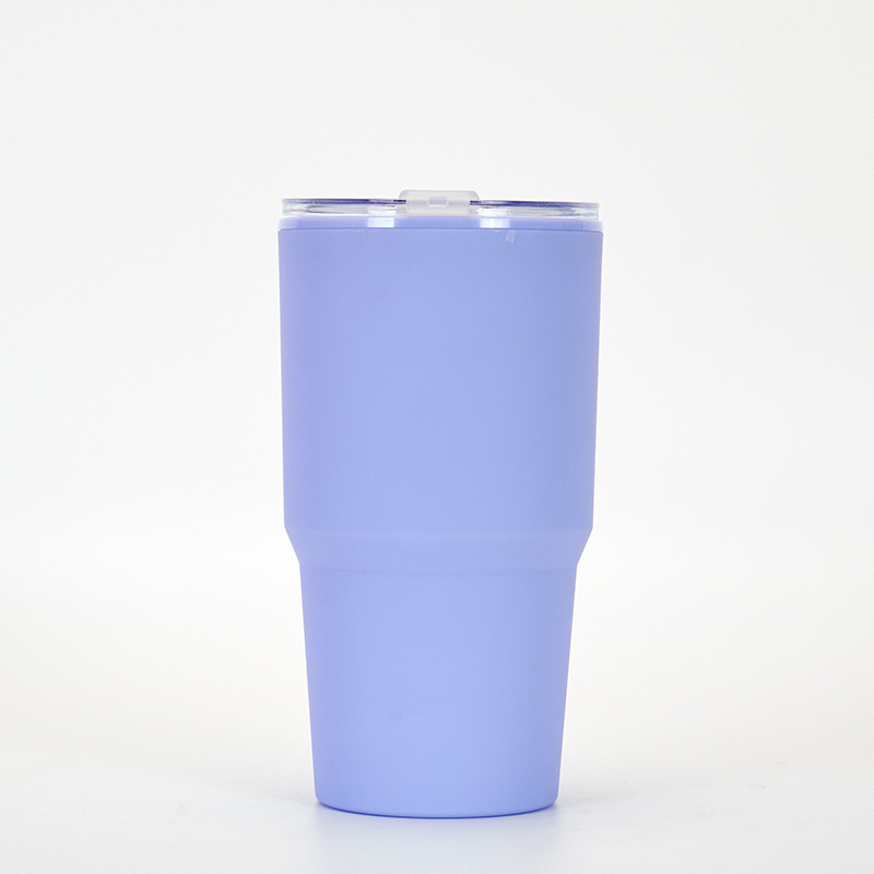 Popular Sale Powder Coating 20oz Stainless Steel Insulated Mug with Lid