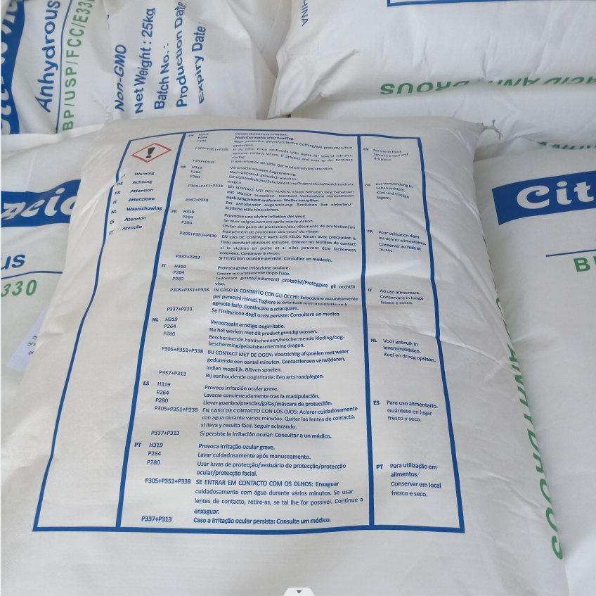 Low Cost Ensign Monohydrate Citric Acid Detergents Used Plant