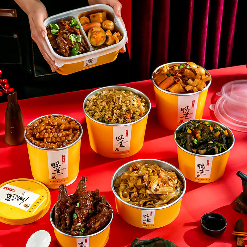 Premium Recyclable Aluminum Foil Bowls for Soup and Rice