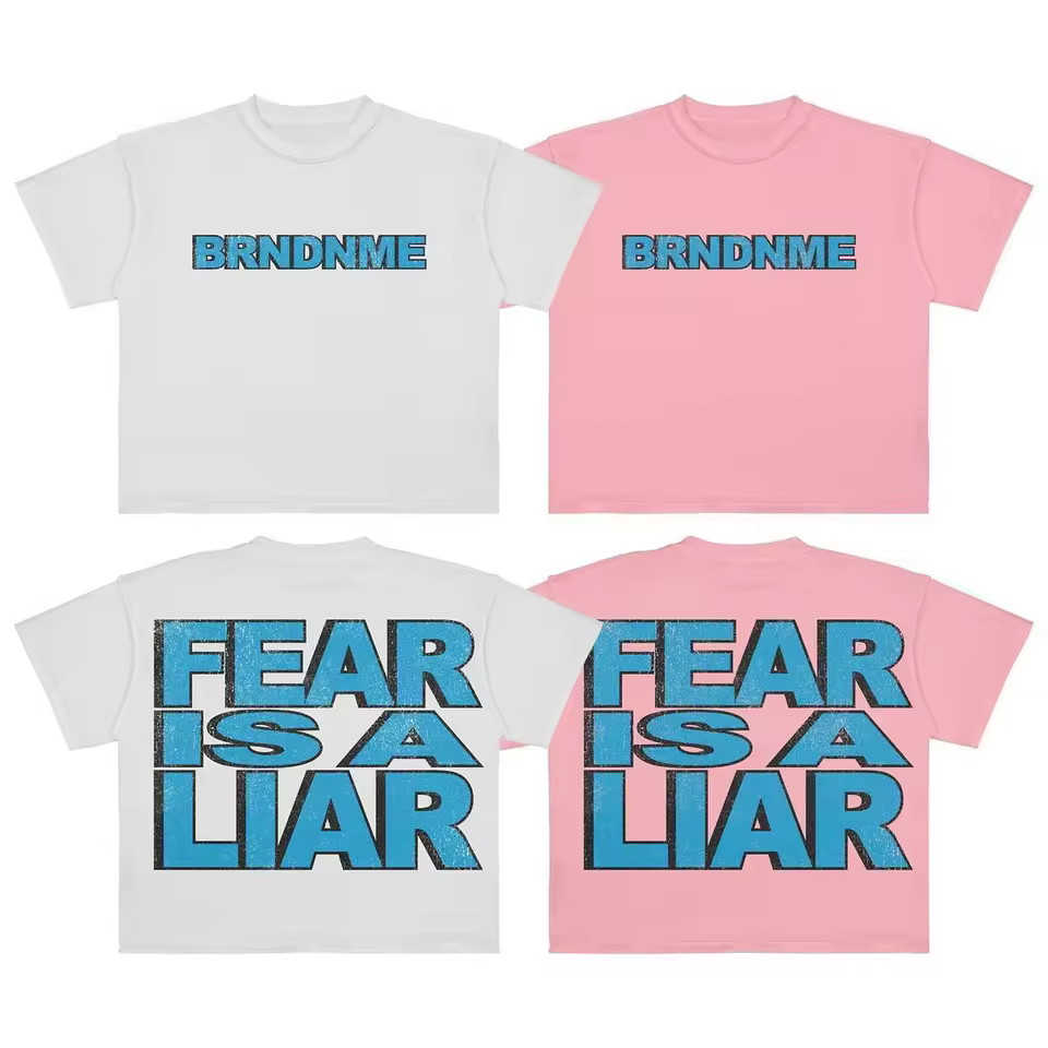 250gsm Heavyweight Regular Fit Blank Vintage Streetwear Graphic Oversized Custom T-shirt Made In Pakistan Stock