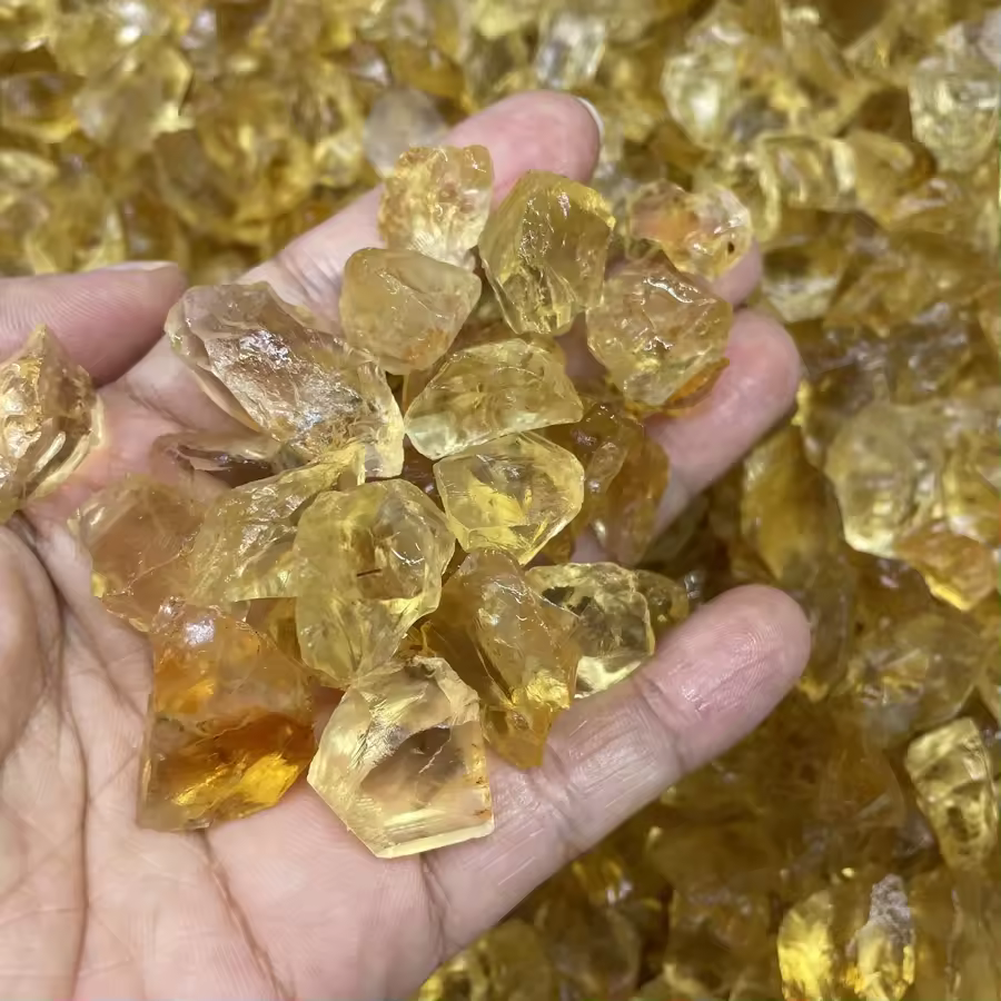 Wholesale Natural High Quality Meditation Raw Crystal Quartz Rock Rough Citrine For Jewelry
