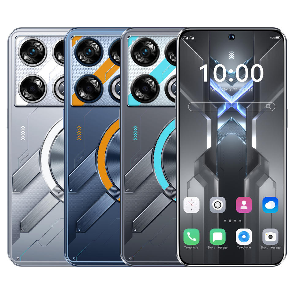 2025 New Gt20 Pro 5g Smart Phone 7.3 Inch Hd Screen 108mp Beauty Camera Deca Core Cpu 144hz Android 13 Mobile Gaming Cheap Price