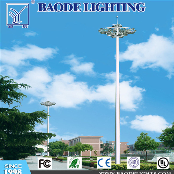 30m with 10PCS 1000W High Mast Lighting Pole
