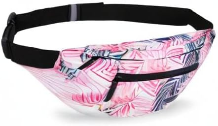 Large Crossbody Fanny Pack 4 Zippered Pockets