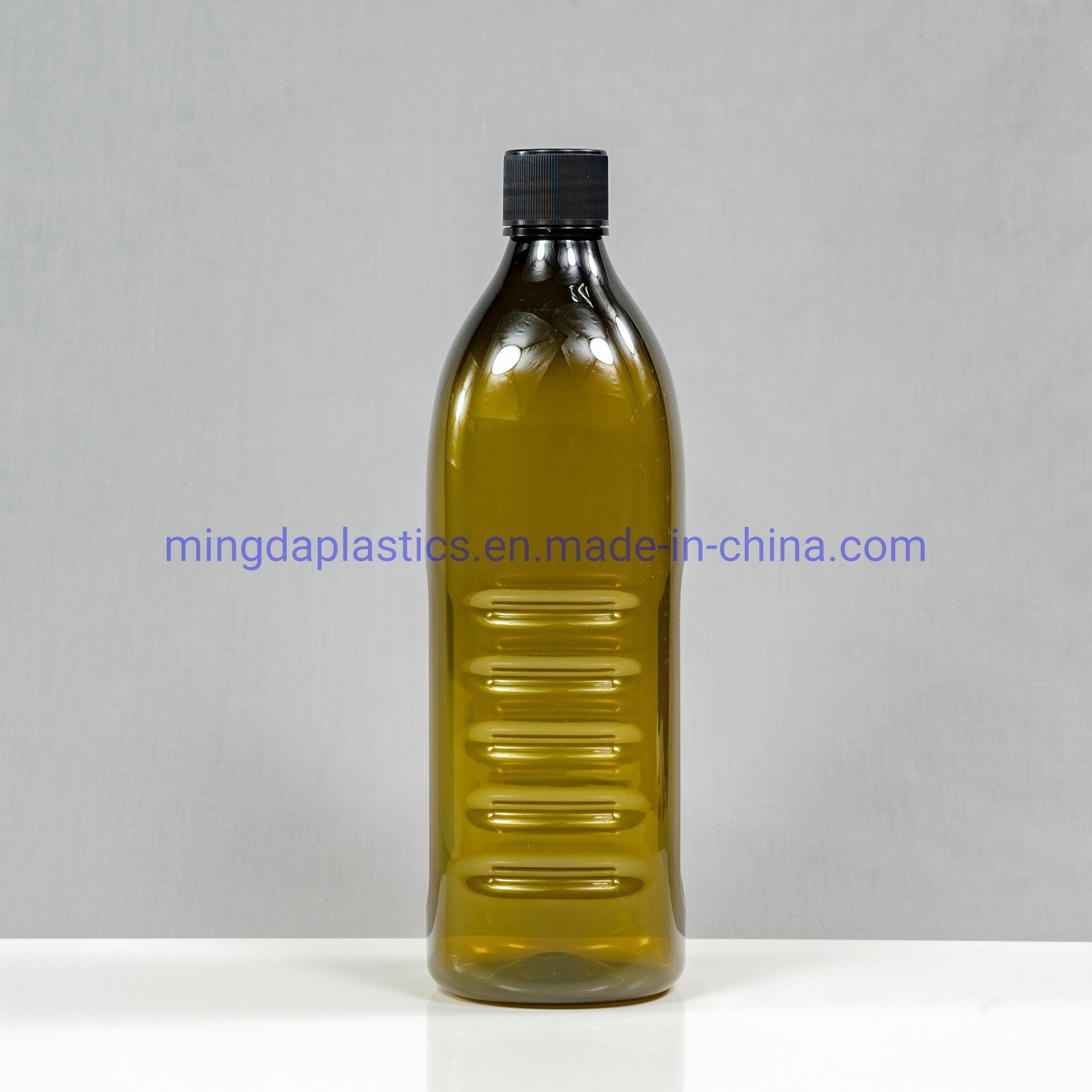 Pet 1000ml Plastic Packaging Oil Round Bottle Supplier