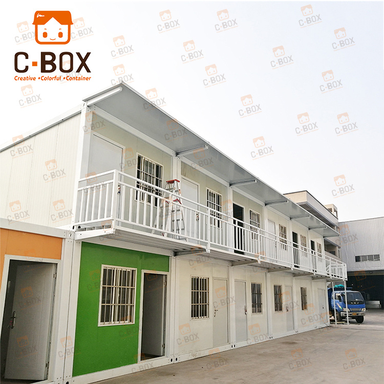 Prefab Modular 20FT Detachable Container House Durable Mobile 2 Floors