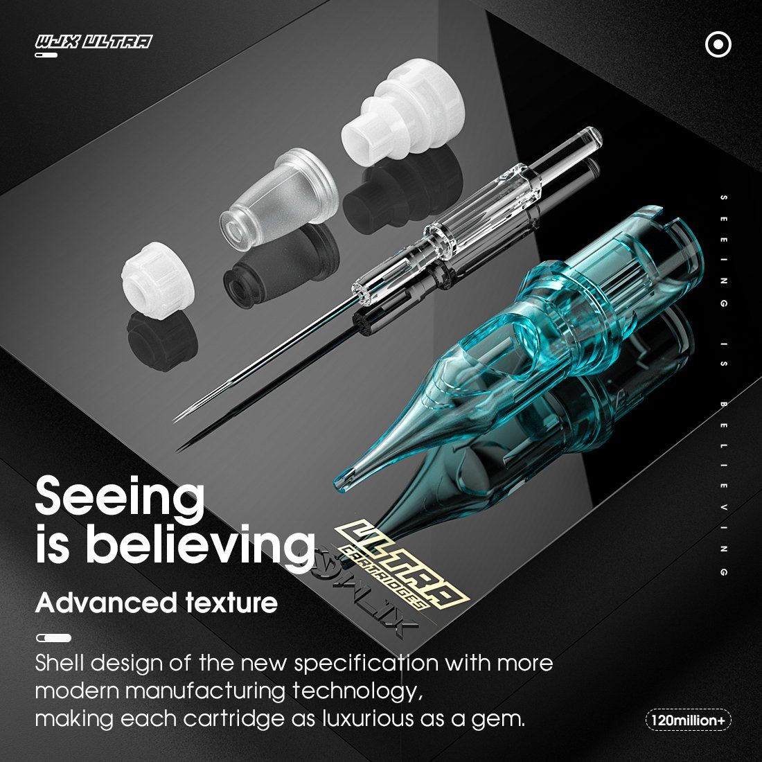 Wholesale Wjx Ultra Disposable Tattoo Needle Cartridge Professional Permanent Tattoo Needles 20PCS/Box