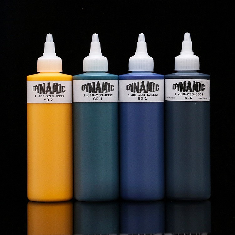 Dynamic Triple Black 240ml Tattoo Color Black Tattoo Color Ink 8oz