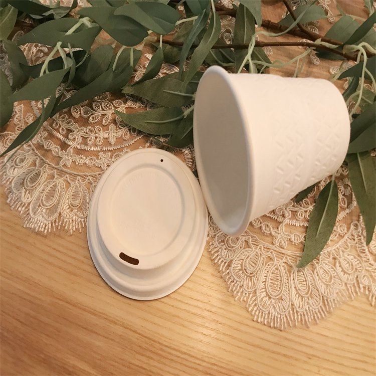 Bulk Blanks for Personalised Disposable Coffee 4oz Paper Cup with Lid