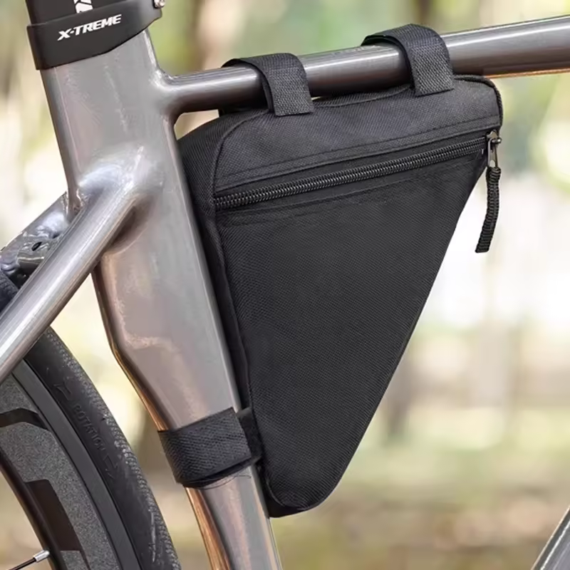 Waterproof Triangle Cycling Bicycle Frame Bag Front Tube Mountain Bike Frame Holder Saddle Bag