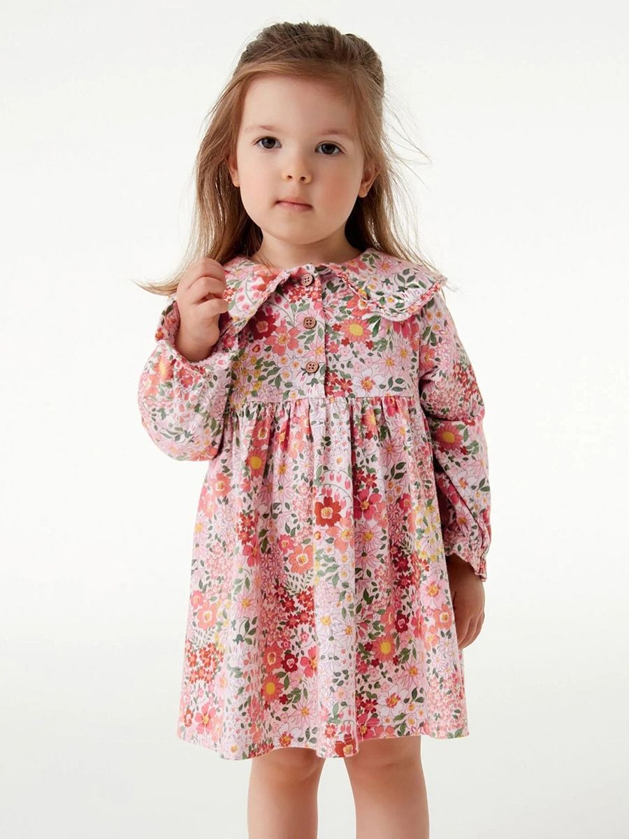 Latest Children Girl Clothes Baby Girl Long Sleeve Spring Autumn Skirt Dresses