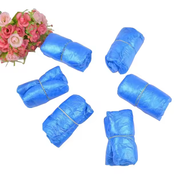 Eco-friendly Disposable Waterproof Pe Plastic Shoe Covers