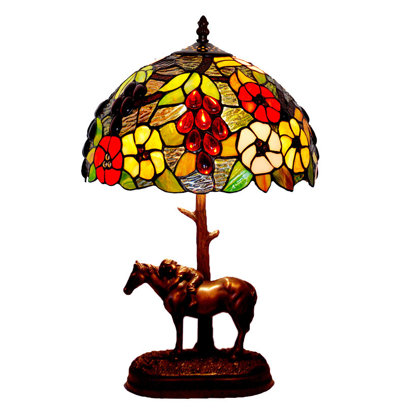 8inch 12inch 16inch Handmade Stained Glass Tiffany Home Decor Table Lamp