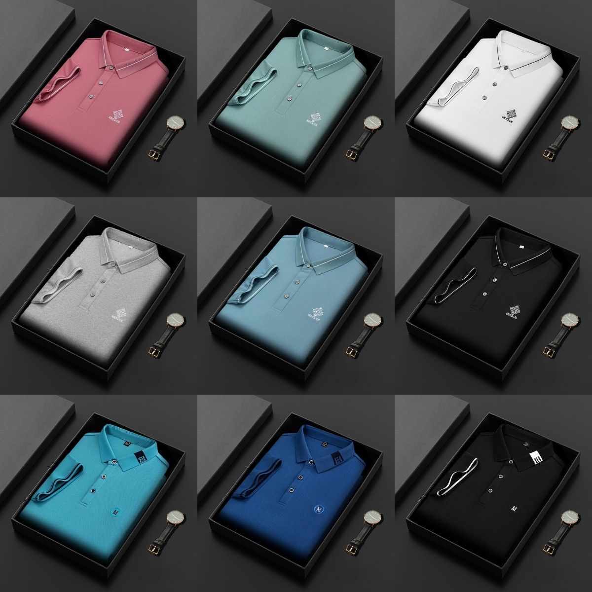 Men's Casual Golf Polo Shirts in Stock Wholesale for Man Clothes