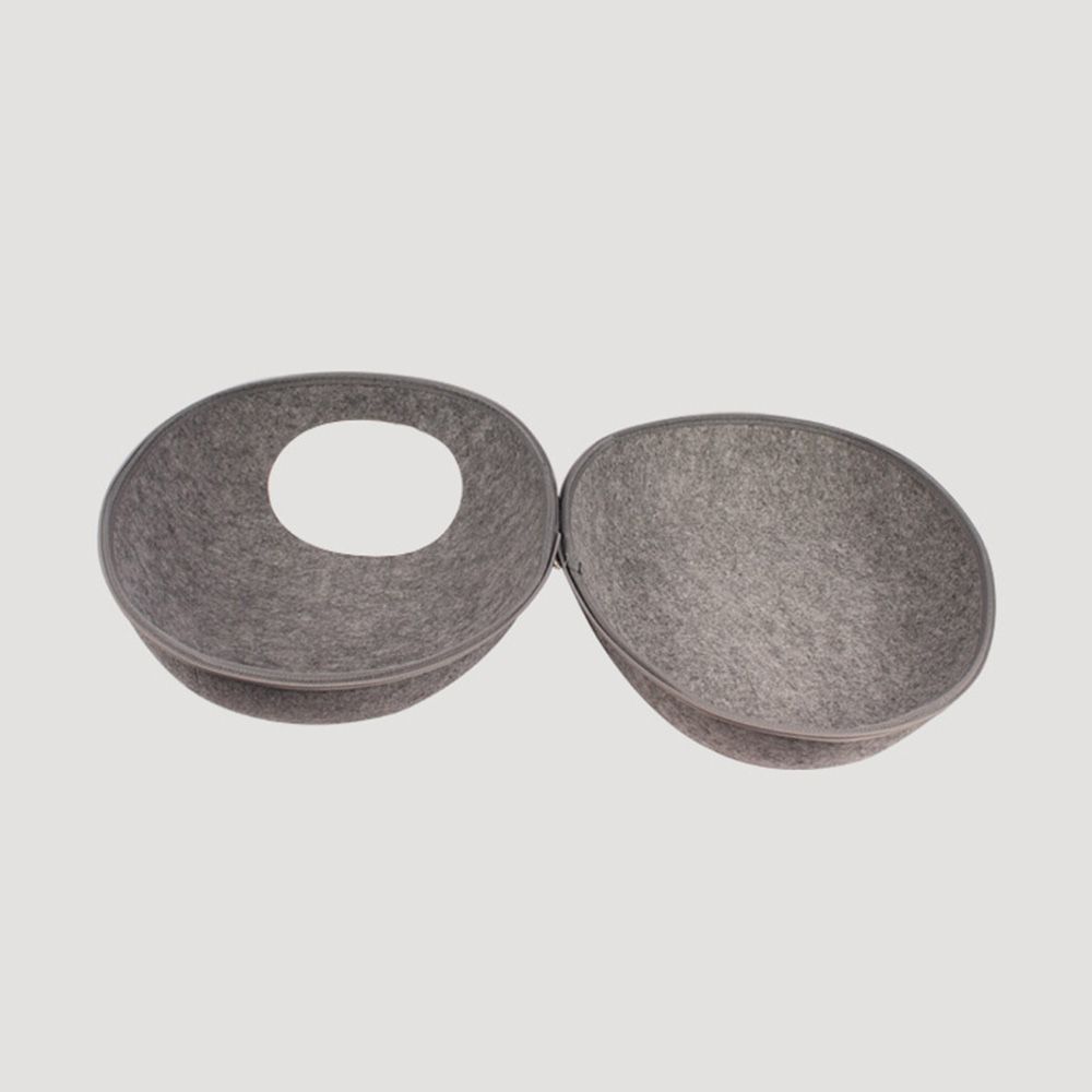 Manufacturers Direct Pet Supplies Winter Warm Semi-Enclosed P. E. T Felt Cat Nest Cat Sleeping House Pet Villa